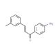 (2E)-1-(4-Aminophenyl)-3-(3-methylphenyl)-prop-2-en-1-one - chemical structure image