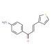 (2E)-1-(4-Aminophenyl)-3-(3-thienyl)-prop-2-en-1-one - chemical structure image