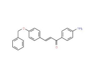 (2E)-1-(4-Aminophenyl)-3-[4-(benzyloxy)phenyl]-prop-2-en-1-one - chemical structure image