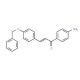 (2E)-1-(4-Aminophenyl)-3-[4-(benzyloxy)phenyl]-prop-2-en-1-one - chemical structure image