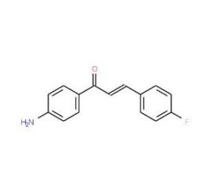 (2E)-1-(4-Aminophenyl)-3-(4-fluorophenyl)prop-2-en-1-one - chemical structure image