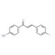 (2E)-1-(4-Aminophenyl)-3-(4-fluorophenyl)prop-2-en-1-one - chemical structure image