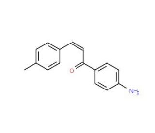 (2E)-1-(4-Aminophenyl)-3-(4-methylphenyl)-prop-2-en-1-one - chemical structure image