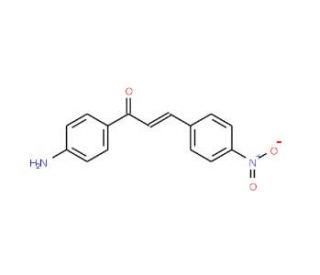 (2E)-1-(4-Aminophenyl)-3-(4-nitrophenyl)-prop-2-en-1-one - chemical structure image