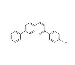 (2E)-1-(4-Aminophenyl)-3-biphenyl-4-yl-prop-2-en-1-one - chemical structure image