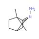 (2E)-1,7,7-trimethylbicyclo[2.2.1]heptan-2-one hydrazone - chemical structure image