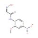 (2E)-2-(hydroxyimino)-N-(2-methoxy-4-nitrophenyl)acetamide (CAS 67303-27-9) - chemical structure image