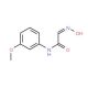 (2E)-2-(hydroxyimino)-N-(3-methoxyphenyl)acetamide (CAS 6966-87-6) - chemical structure image