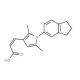 (2E)-3-[1-(2,3-dihydro-1H-inden-5-yl)-2,5-dimethyl-1H-pyrrol-3-yl]acrylic acid - chemical structure image