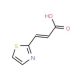 (2E)-3-(1,3-thiazol-2-yl)prop-2-enoic acid - chemical structure image