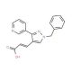 (2E)-3-(1-benzyl-3-pyridin-3-yl-1H-pyrazol-4-yl)acrylic acid - chemical structure image