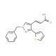 (2E)-3-(1-benzyl-3-thien-2-yl-1H-pyrazol-4-yl)acrylic acid - chemical structure image