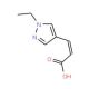 (2E)-3-(1-Ethyl-1H-pyrazol-4-yl)acrylic acid (CAS 304903-09-1) - chemical structure image