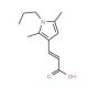 (2E)-3-(2,5-dimethyl-1-propyl-1H-pyrrol-3-yl)acrylic acid - chemical structure image