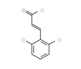 (2E)-3-(2,6-dichlorophenyl)acryloyl chloride - chemical structure image