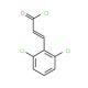 (2E)-3-(2,6-dichlorophenyl)acryloyl chloride - chemical structure image