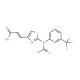 (2E)-3-(2-{acetyl[3-(trifluoromethyl)phenyl]amino}-1,3-thiazol-4-yl)acrylic acid - chemical structure image