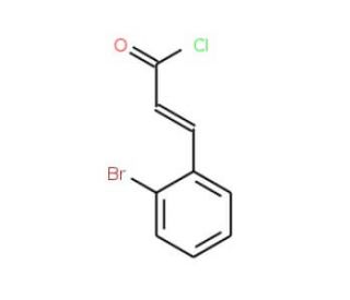 (2E)-3-(2-bromophenyl)acryloyl chloride - chemical structure image