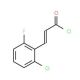 (2E)-3-(2-chloro-6-fluorophenyl)acryloyl chloride - chemical structure image