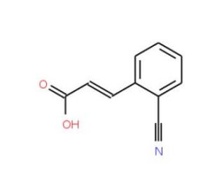 (2E)-3-(2-cyanophenyl)acrylic acid - chemical structure image