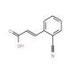 (2E)-3-(2-cyanophenyl)acrylic acid - chemical structure image