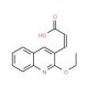 (2E)-3-(2-ethoxyquinolin-3-yl)prop-2-enoic acid - chemical structure image