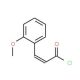 (2E)-3-(2-methoxyphenyl)acryloyl chloride - chemical structure image