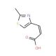 (2E)-3-(2-methyl-1,3-thiazol-4-yl)acrylic acid - chemical structure image