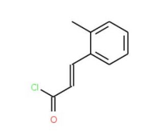 (2E)-3-(2-methylphenyl)acryloyl chloride - chemical structure image