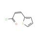 (2E)-3-(2-thienyl)acryloyl chloride - chemical structure image