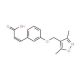 (2E)-3-{3-[(3,5-dimethylisoxazol-4-yl)methoxy]phenyl}acrylic acid - chemical structure image