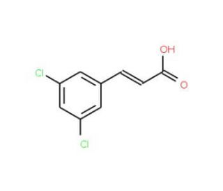 (2E)-3-(3,5-Dichlorophenyl)acrylic acid (CAS 20595-53-3) - chemical structure image