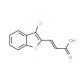 (2E)-3-(3-chloro-1-benzothien-2-yl)acrylic acid - chemical structure image