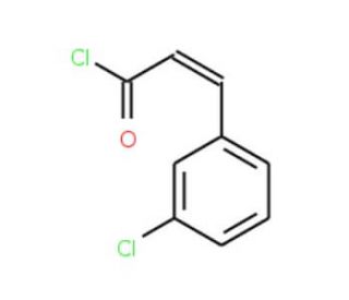 (2E)-3-(3-chlorophenyl)acryloyl chloride - chemical structure image