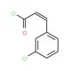(2E)-3-(3-chlorophenyl)acryloyl chloride - chemical structure image