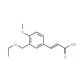 (2E)-3-[3-(Ethoxymethyl)-4-methoxyphenyl]-acrylic acid - chemical structure image