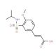 (2E)-3-{3-[(isopropylamino)sulfonyl]-4-methoxyphenyl}acrylic acid - chemical structure image