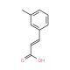 (2E)-3-(3-methylphenyl)acrylic acid (CAS 003029-79-6) - chemical structure image