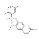 (2E)-3-(4-{[(2,5-dimethylphenyl)sulfonyl]oxy}-3-methoxyphenyl)acrylic acid - chemical structure image