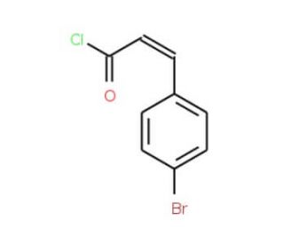 (2E)-3-(4-bromophenyl)acryloyl chloride - chemical structure image
