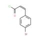 (2E)-3-(4-bromophenyl)acryloyl chloride - chemical structure image