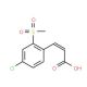 (2E)-3-[4-Chloro-2-(methylsulfonyl)phenyl]-acrylic acid (CAS 849035-82-1) - chemical structure image