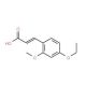 (2E)-3-(4-Ethoxy-2-methoxyphenyl)acrylic acid - chemical structure image