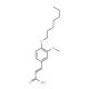 (2E)-3-[4-(heptyloxy)-3-methoxyphenyl]acrylic acid (CAS 107524-27-6) - chemical structure image