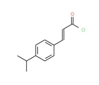 (2E)-3-(4-isopropylphenyl)acryloyl chloride - chemical structure image