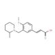 (2E)-3-{4-Methoxy-3-[(2-methylpiperidin-1-yl)-methyl]phenyl}acrylic acid - chemical structure image