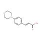 (2E)-3-(4-morpholin-4-ylphenyl)acrylic acid (CAS 66377-37-5) - chemical structure image