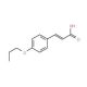(2E)-3-(4-propoxyphenyl)prop-2-enoic acid (CAS 69033-81-4) - chemical structure image