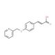 (2E)-3-[4-(pyridin-2-ylmethoxy)phenyl]acrylic acid - chemical structure image