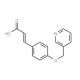 (2E)-3-[4-(pyridin-3-ylmethoxy)phenyl]acrylic acid - chemical structure image